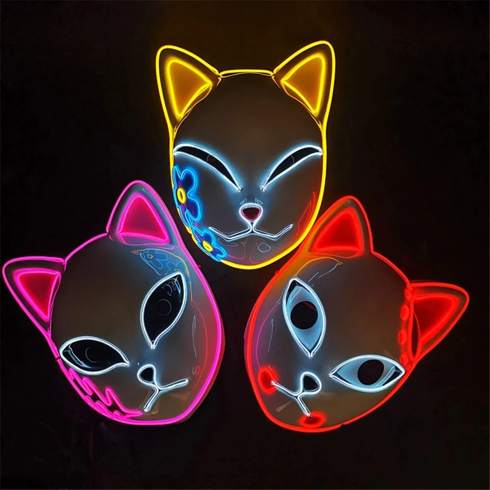 2024 Halloween Neon Mask