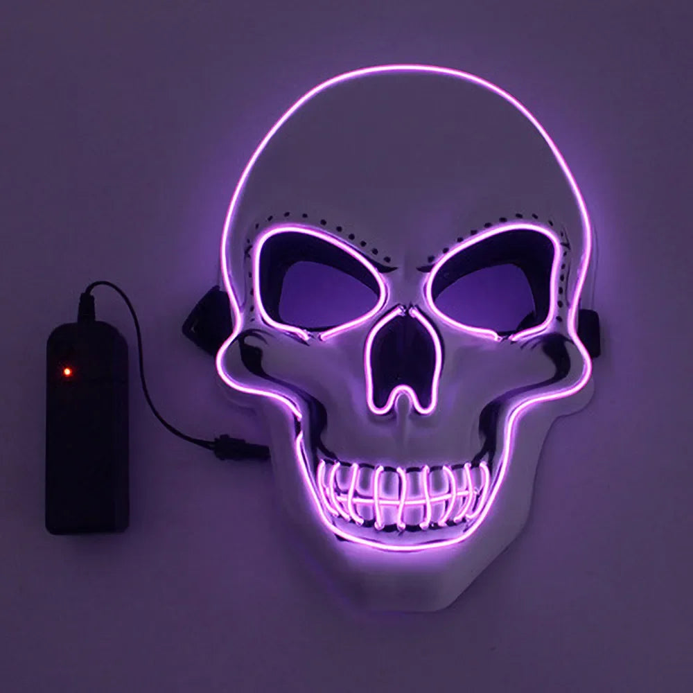 Halloween Horror Skull Mask LED