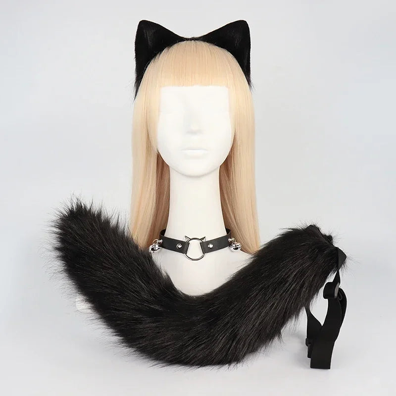 Fox Cat Ears Headwear Fluffy Animal Ears Headband