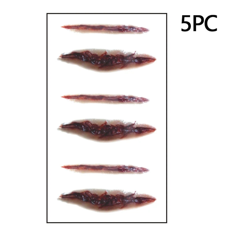 Halloween Scar Temporary Tattoo Stickers