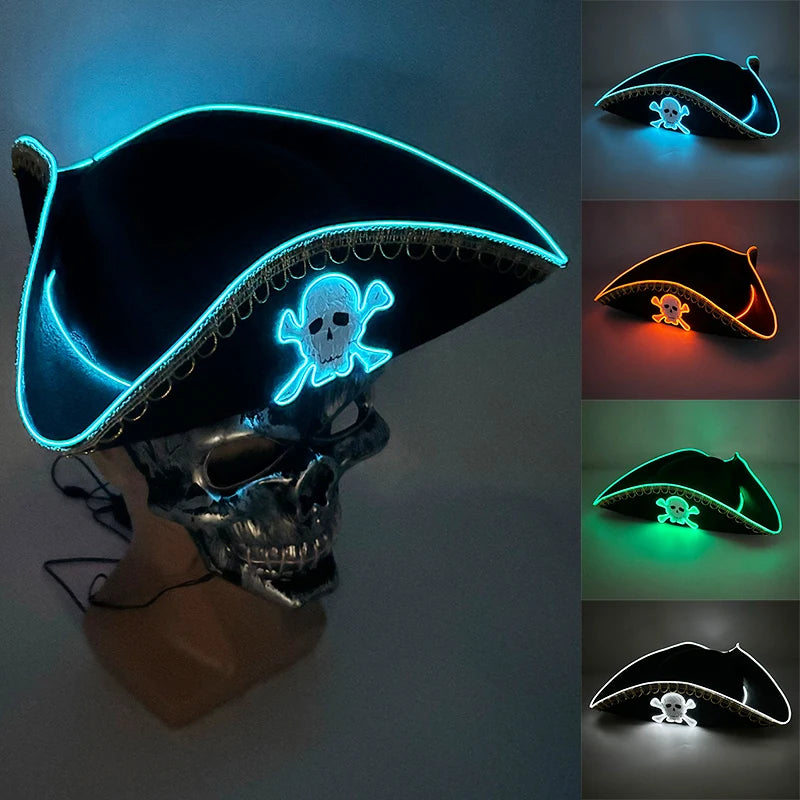 Newstyle Led Captain and Pirate Hat Halloween