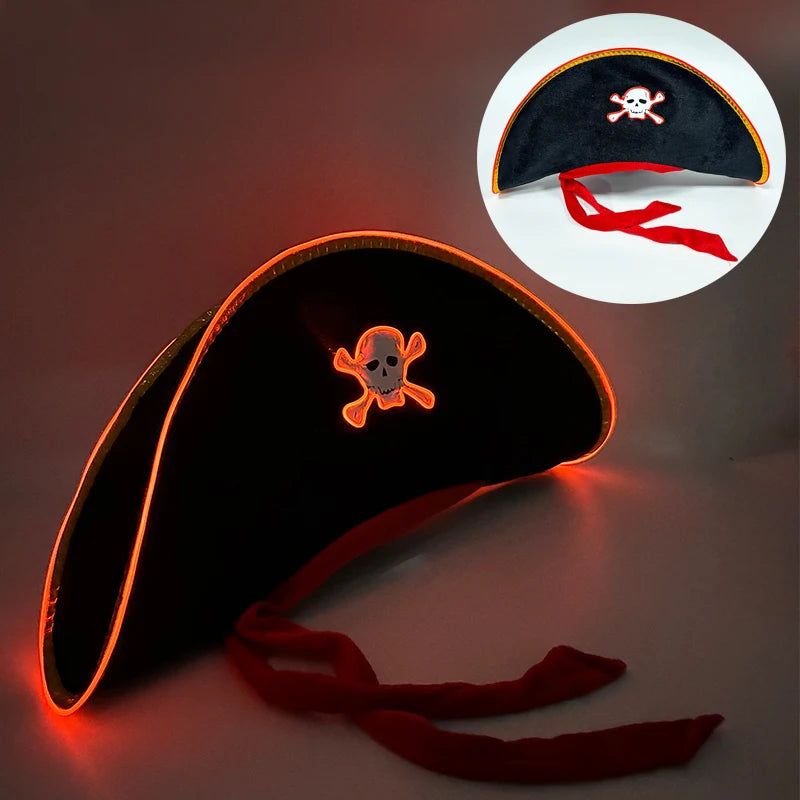 Newstyle Led Captain and Pirate Hat Halloween