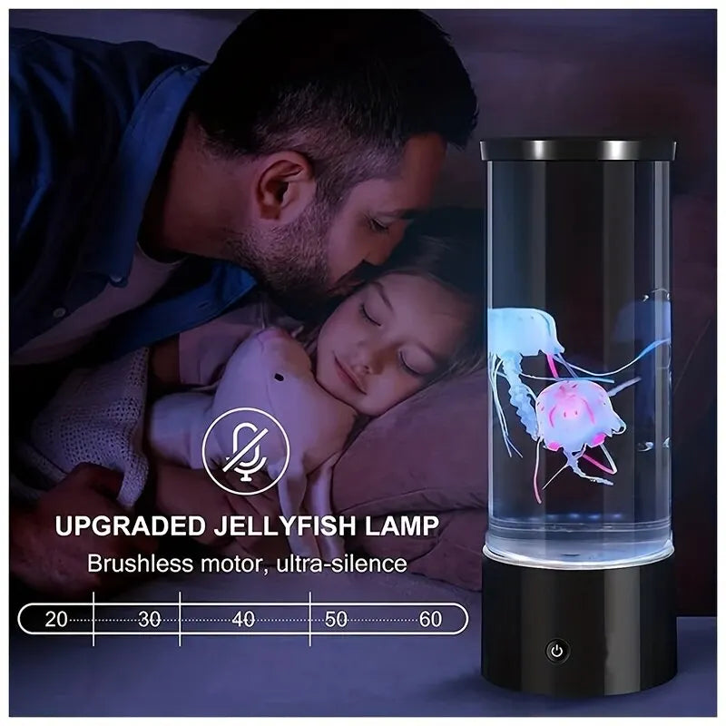 Color-Changing LED Jellyfish Lava Lamp