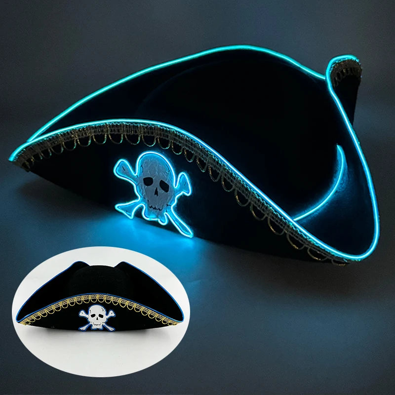 Newstyle Led Captain and Pirate Hat Halloween