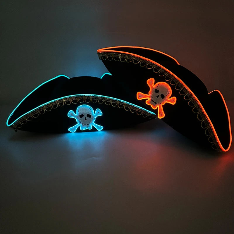 Newstyle Led Captain and Pirate Hat Halloween