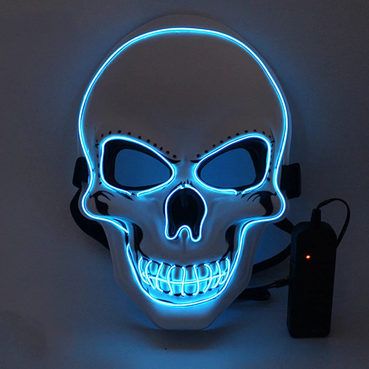 Halloween Horror Skull Mask LED