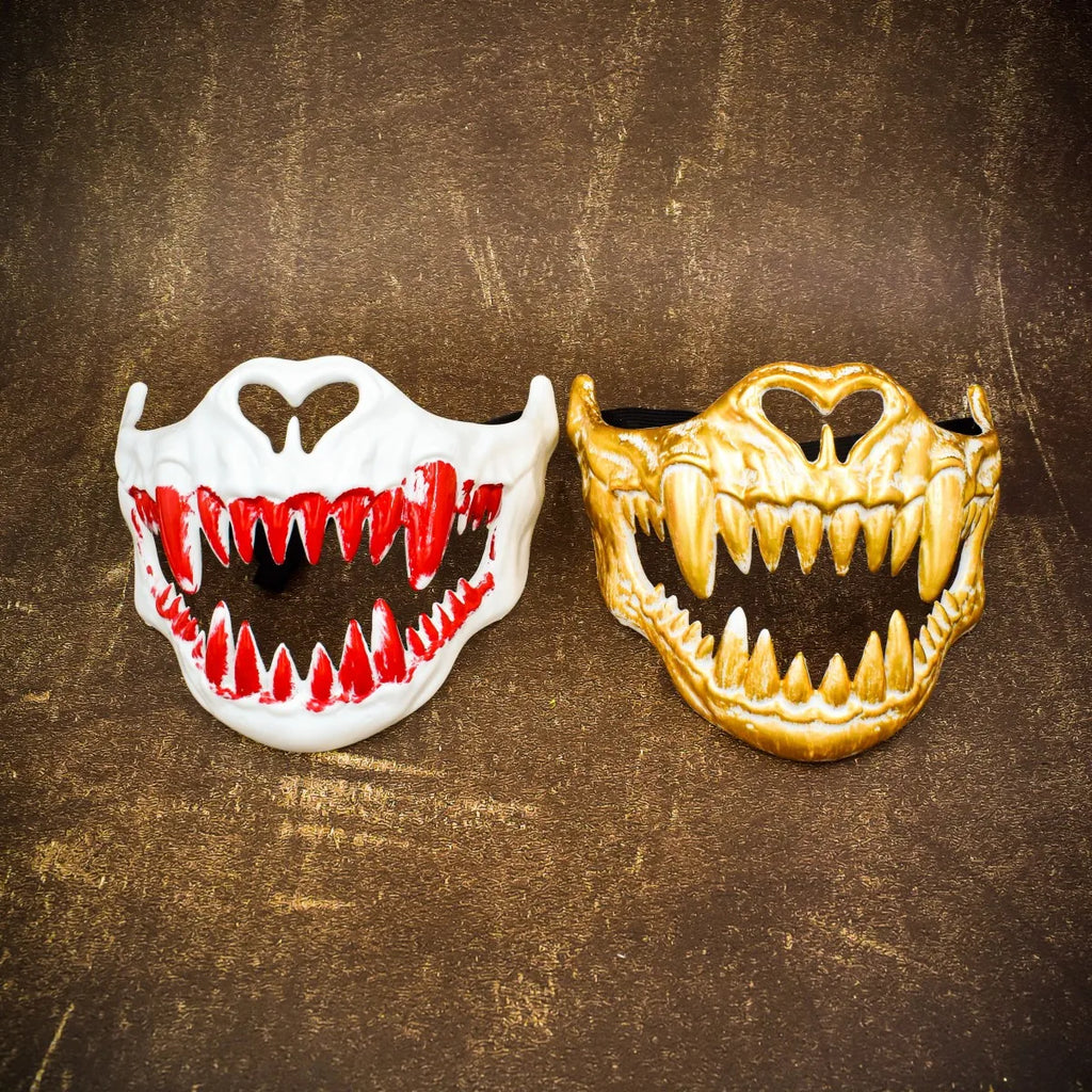 Half Face Japanese Mask Halloween