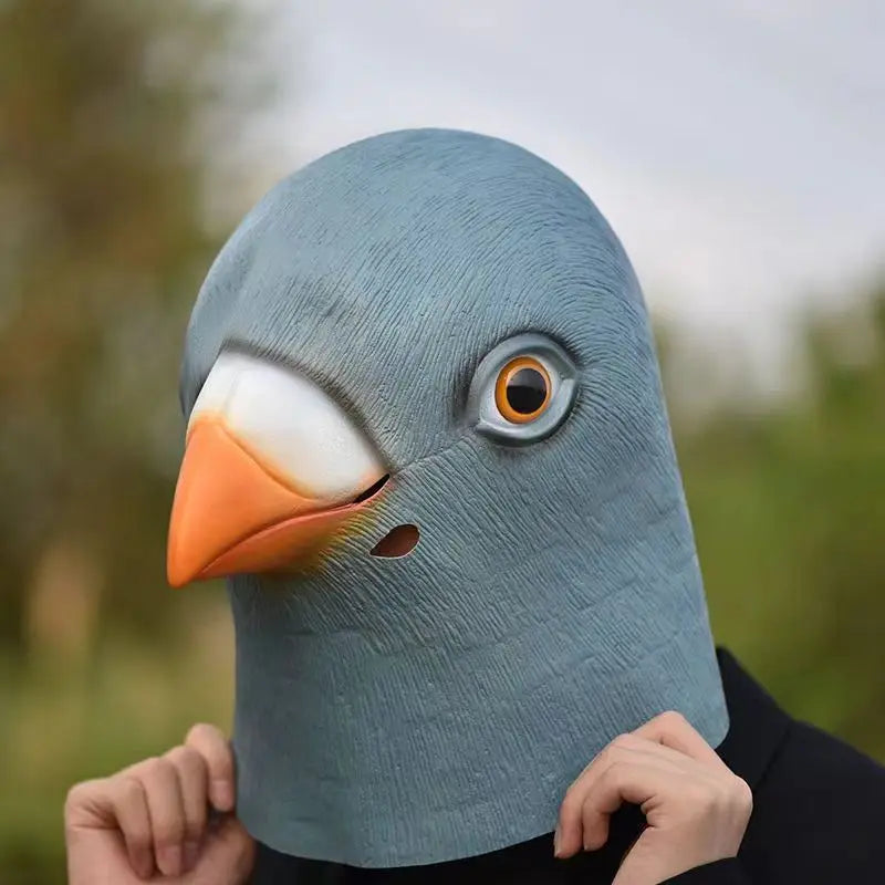 Halloween  Novelty Rubber Pigeon Mask