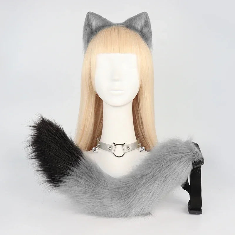 Fox Cat Ears Headwear Fluffy Animal Ears Headband