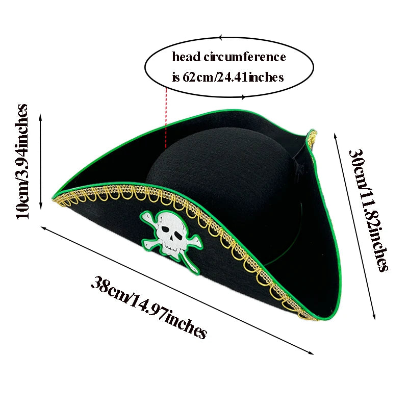 Newstyle Led Captain and Pirate Hat Halloween