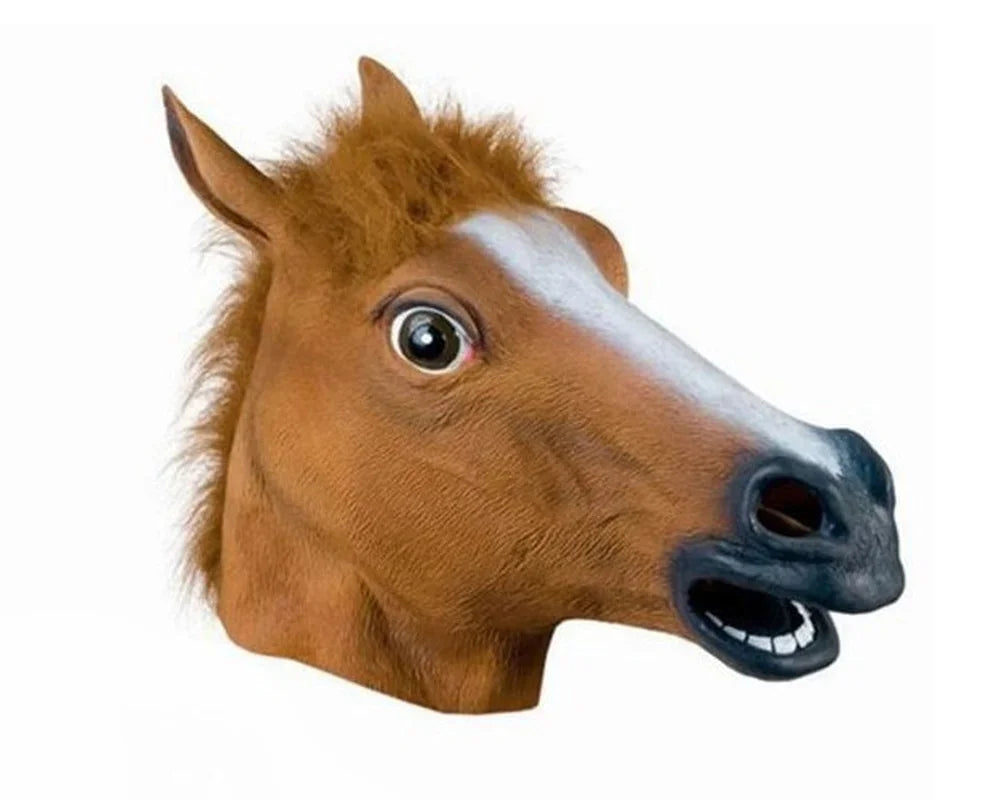 Horse Head Mask Cosplay Costume