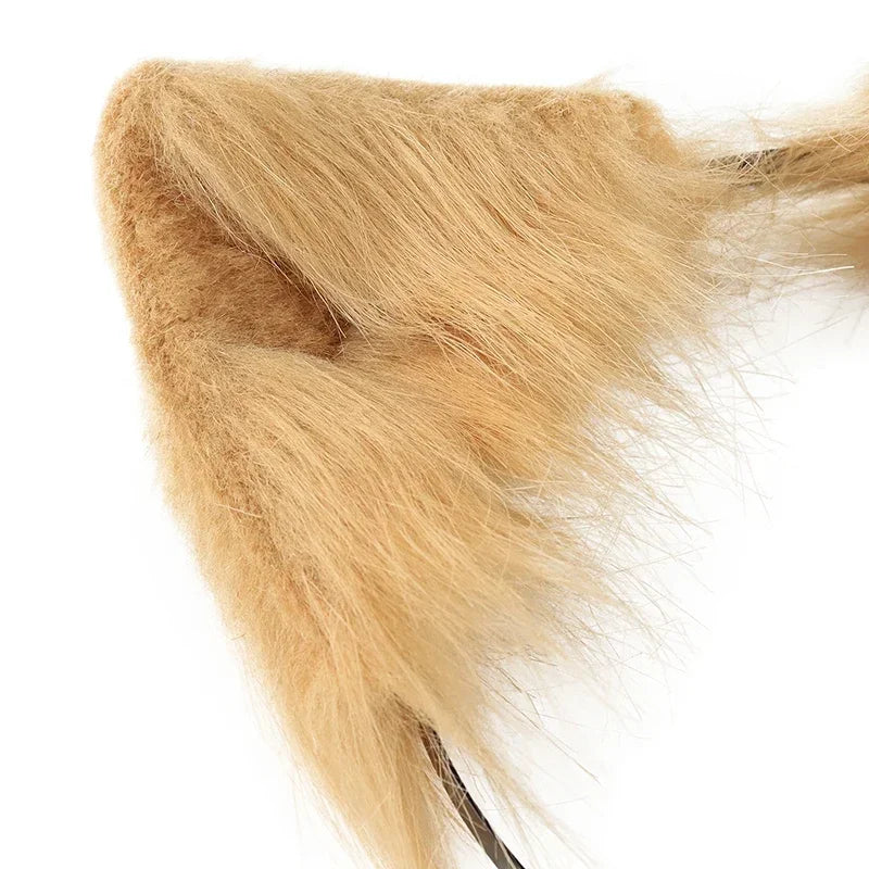 Fox Cat Ears Headwear Fluffy Animal Ears Headband