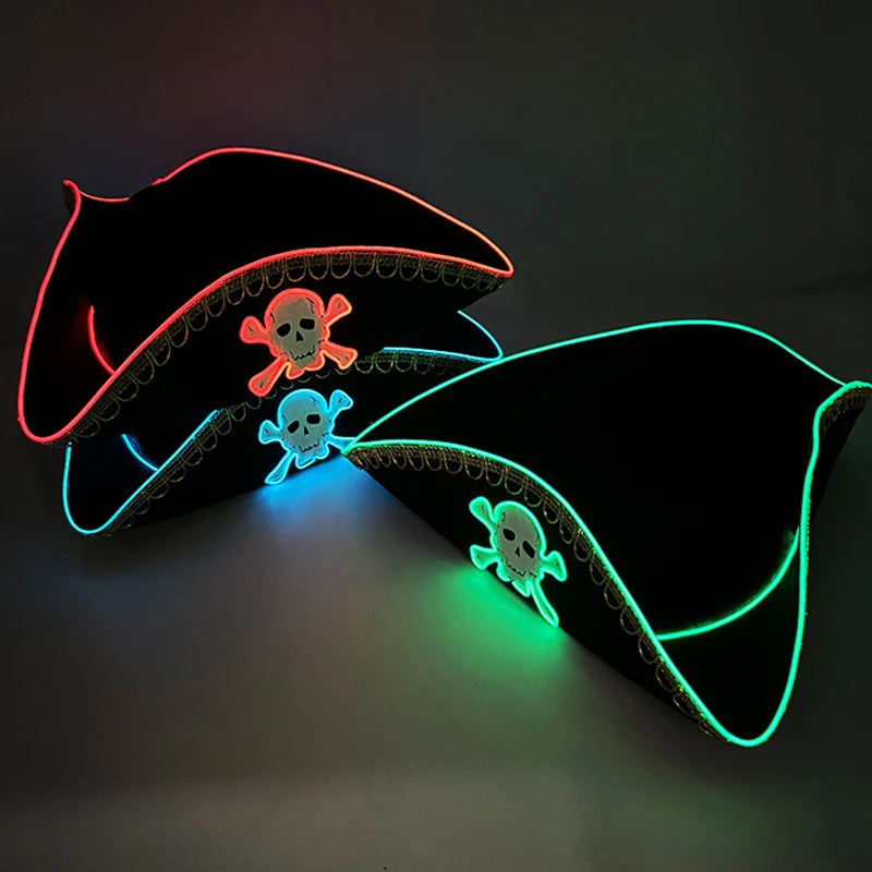 Newstyle Led Captain and Pirate Hat Halloween