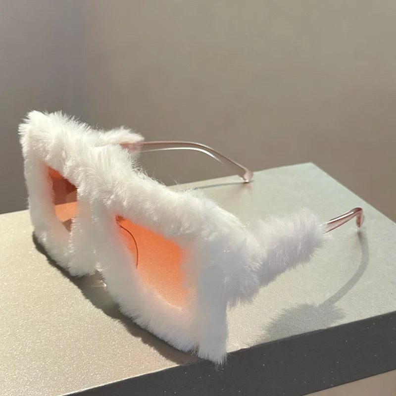 KAMMPT Oversized Plush Sunglasses