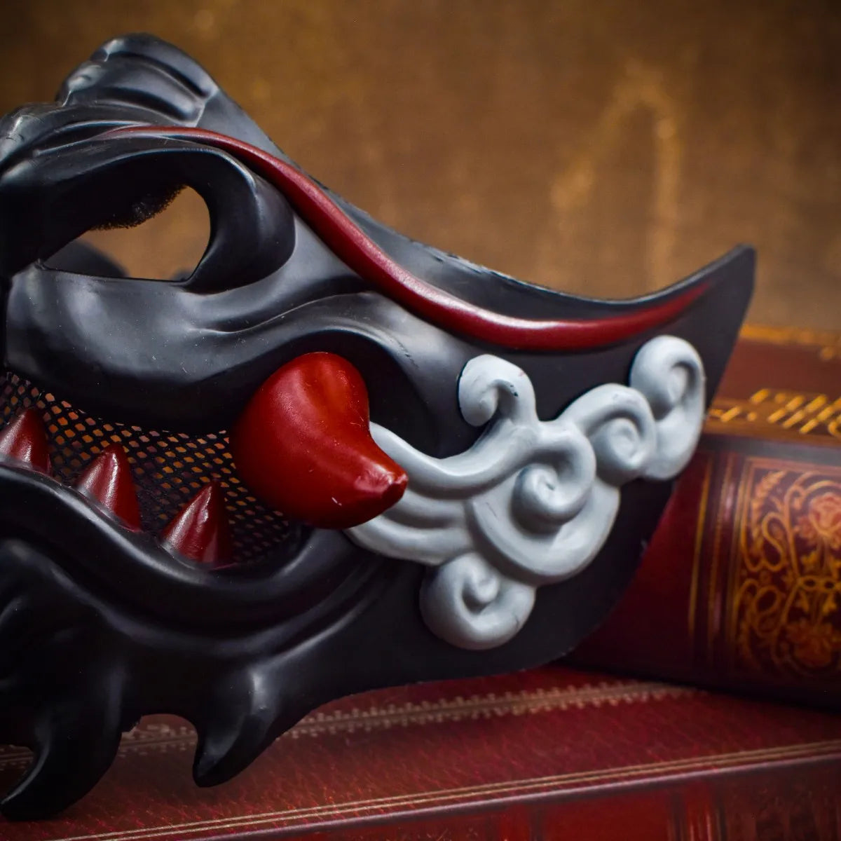 Half Face Japanese Mask Halloween