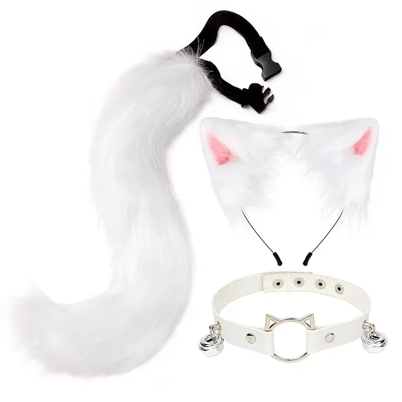 Fox Cat Ears Headwear Fluffy Animal Ears Headband