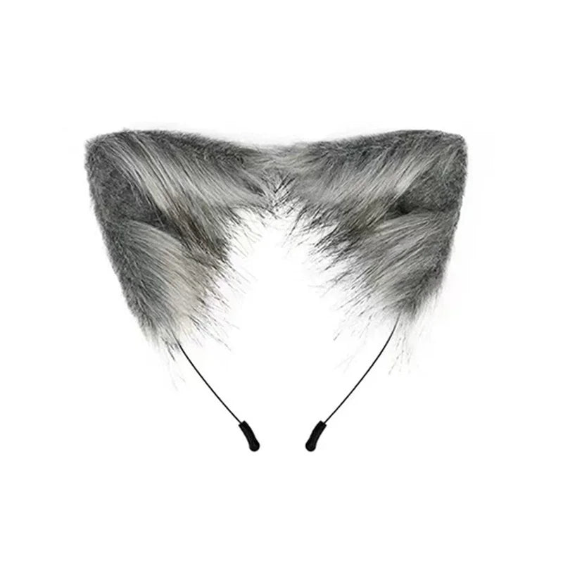 Fox Cat Ears Headwear Fluffy Animal Ears Headband