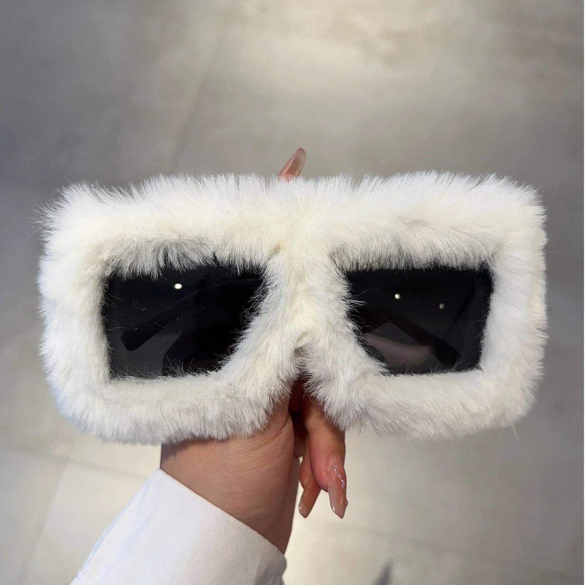 KAMMPT Oversized Plush Sunglasses