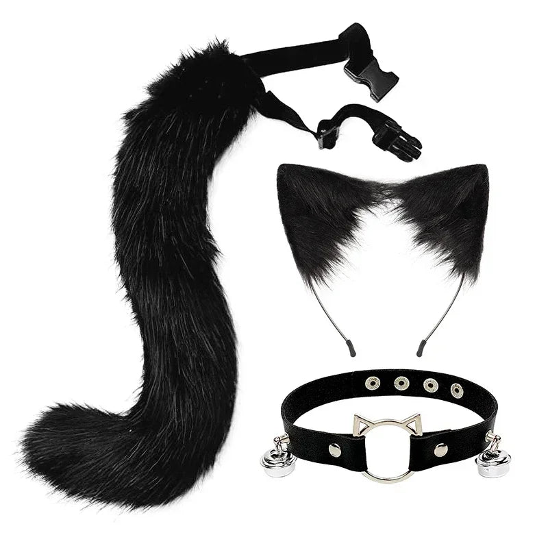 Fox Cat Ears Headwear Fluffy Animal Ears Headband