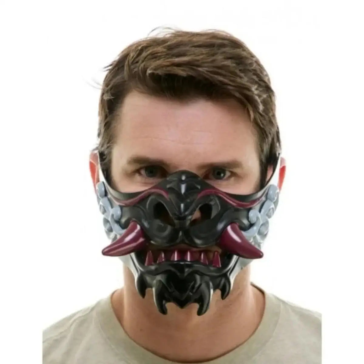 Half Face Japanese Mask Halloween