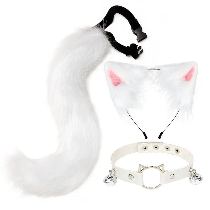 Fox Cat Ears Headwear Fluffy Animal Ears Headband
