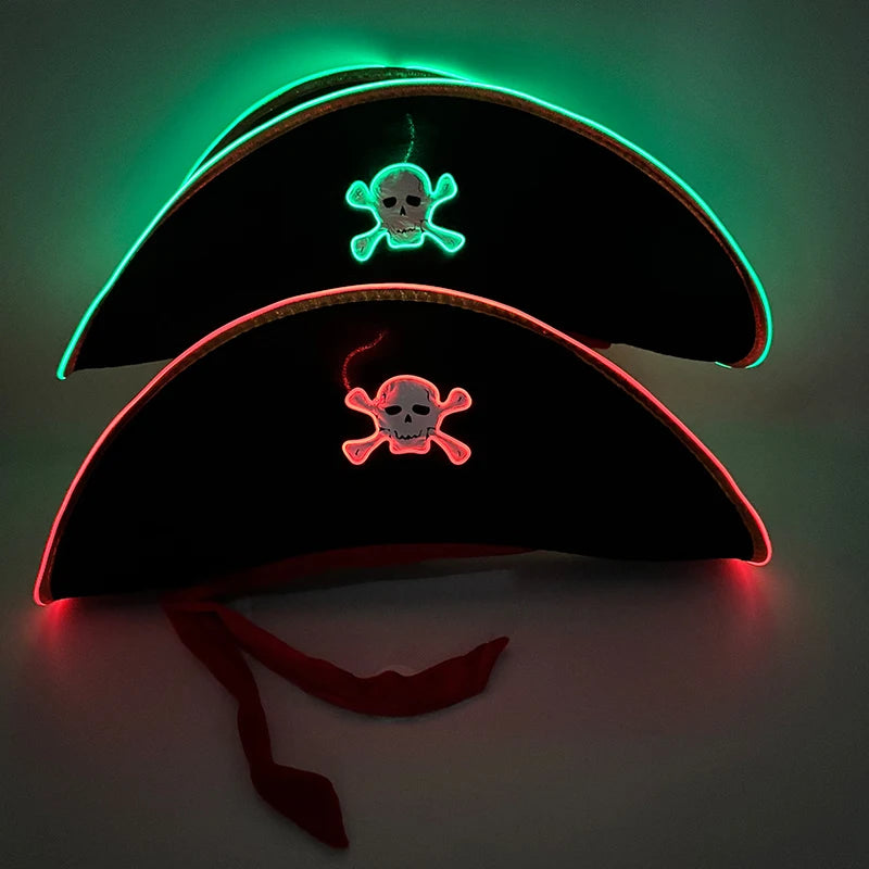 Newstyle Led Captain and Pirate Hat Halloween